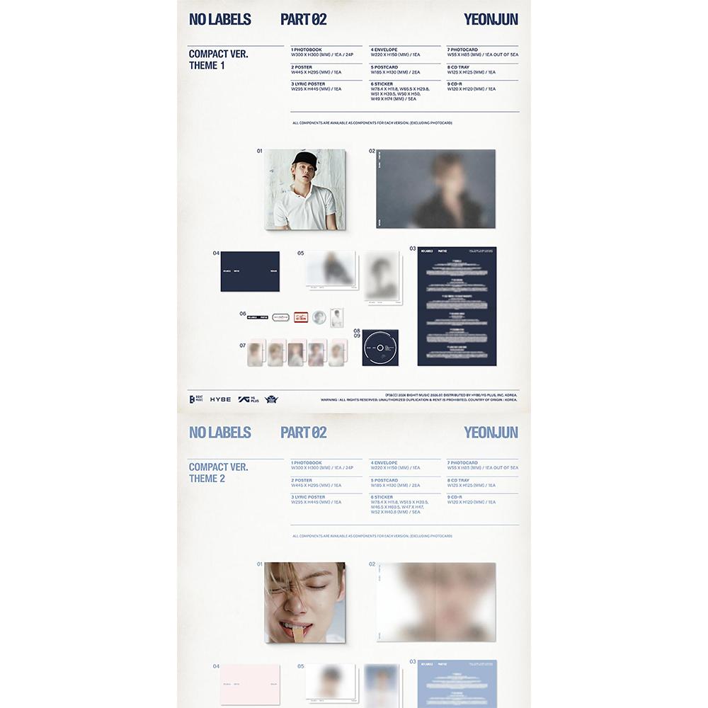 [Pre-order] YEONJUN - NO LABELS: PART 02 (Compact Ver.)