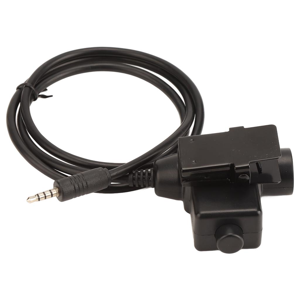 U94 PTT Adapter Professional Highly Flexible PTT Headset Adapter for 3.5mm Sound Interface Cell