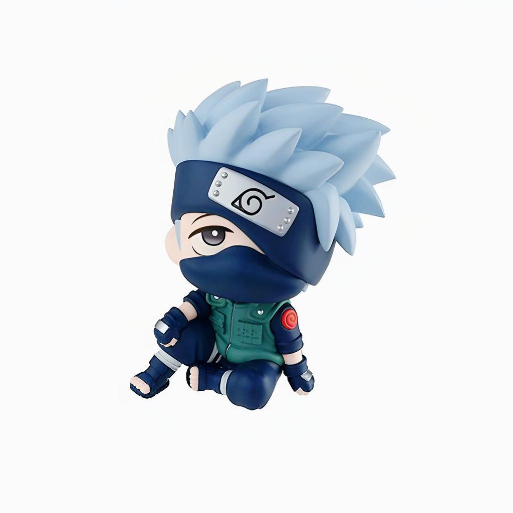 Naruto Anime Figure Toys Kakashi Action Figure Q Version Kawaii Sasuke Itachi Figurine Car Decoration Collection Model Toy