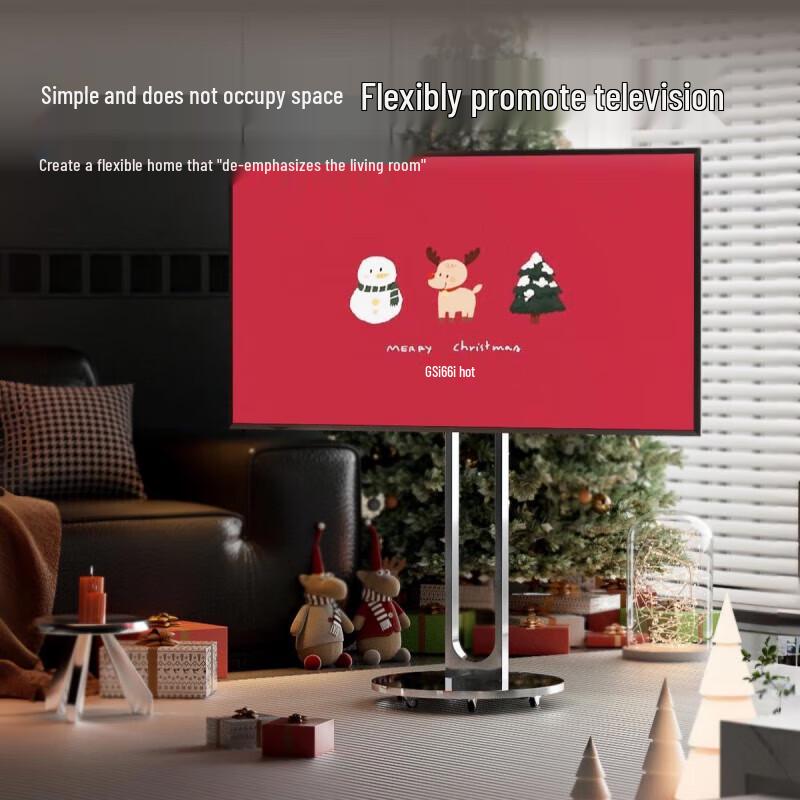 Mobile Floor TV Stand (40-75 Inch)