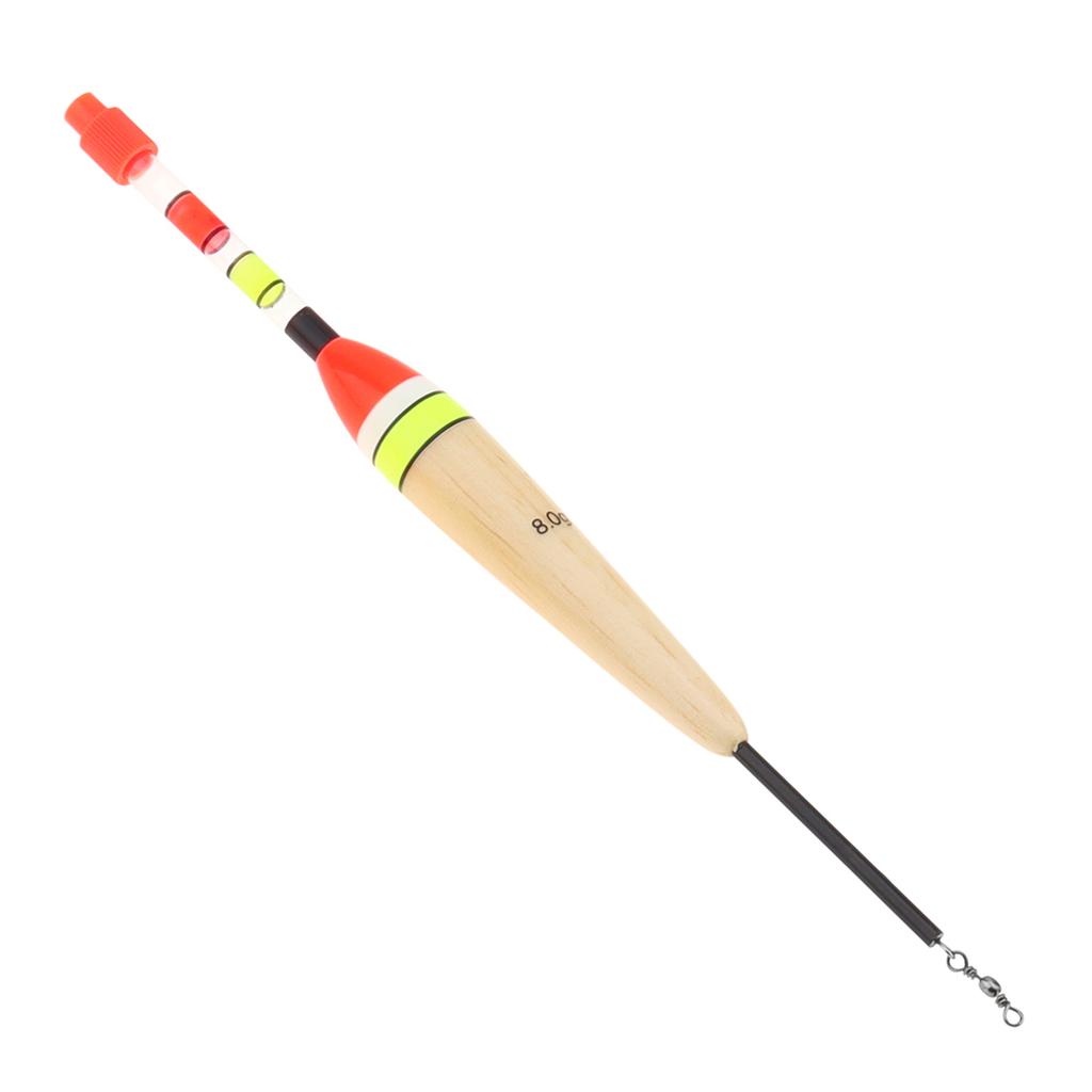 3g/5g/8g High-Visibility Paulownia Wood Saltwater Fishing Floats, Long Cast Buoyant Rock & Night Sea Drifts