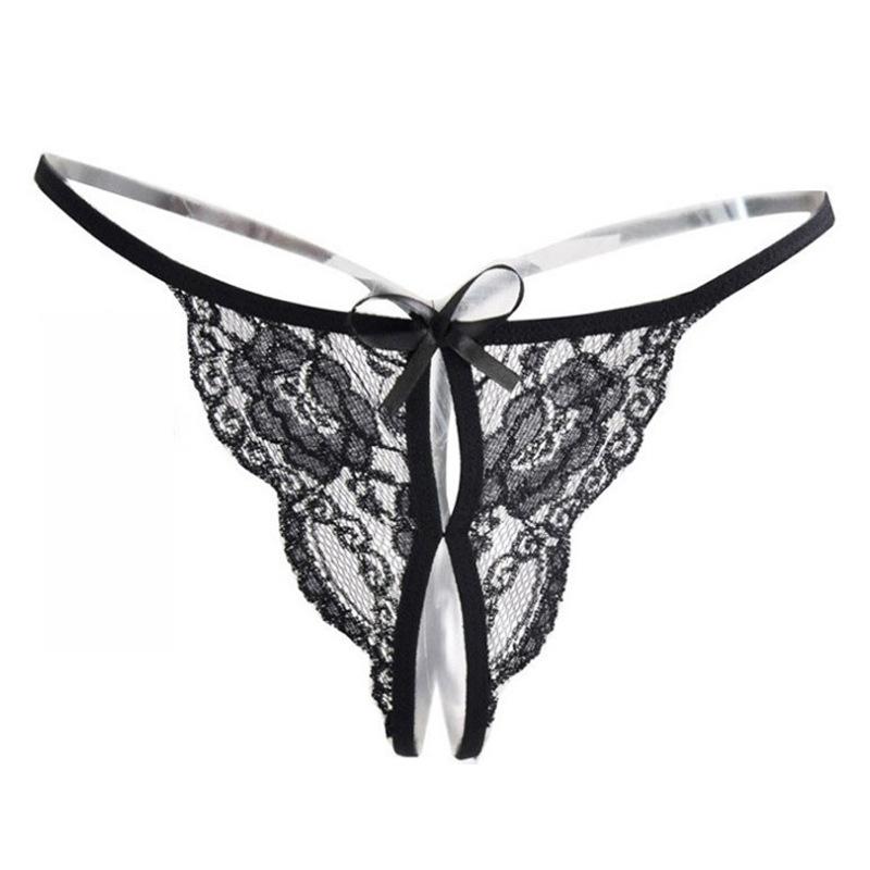 Sexy lace open panties sexy lingerie female passion transparent flirting hot thong seduction