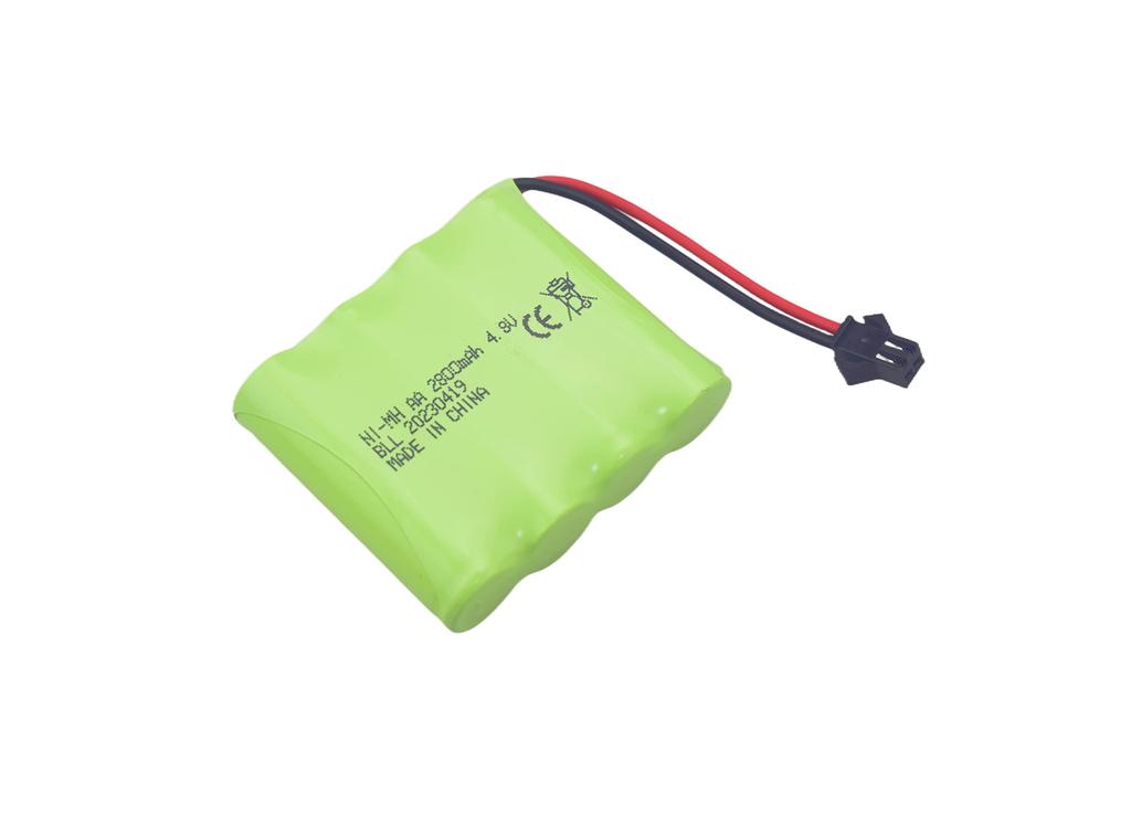 2PCS 4.8V 2800mAh AA Charging SM-2P Plug with USB Charging Cable for SY-E511 Remote Control Excavator, Car Truck, Construction Vehicle, E562, TD141