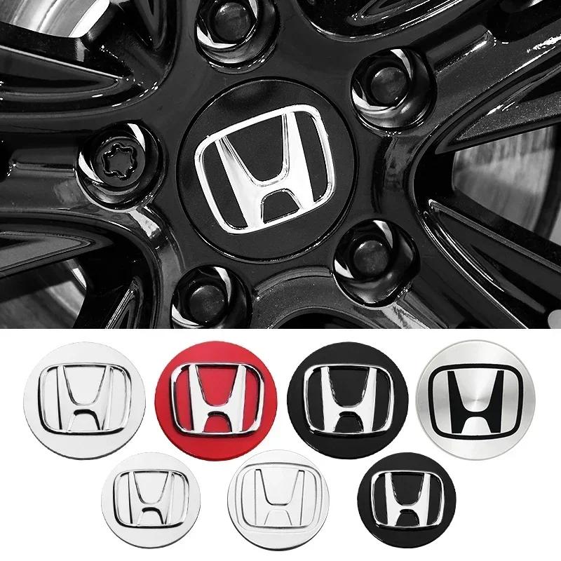 COU1 4pcs 58MM/69MM Car Hub Caps Wheel Center Caps Rims Cover for Honda Civic Accord Fit City Vezel CRV Odyssey Jazz Prelude Insight