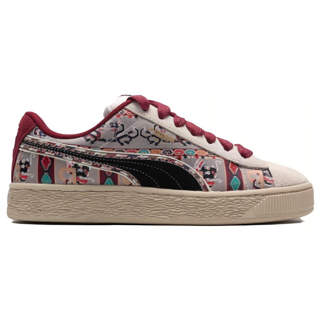 Puma Suede Xl Bz Ethnic 'White Black Red Off White' Unisex 397197-01