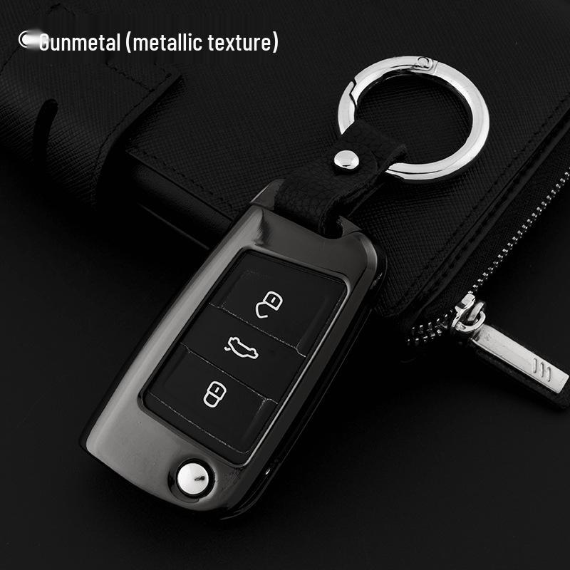 Volkswagen Key Case Cover for Touareg, Golf 7, Sportsvan, Lamando, Lingdu, Touron, Tiguan L (Women's Edition)