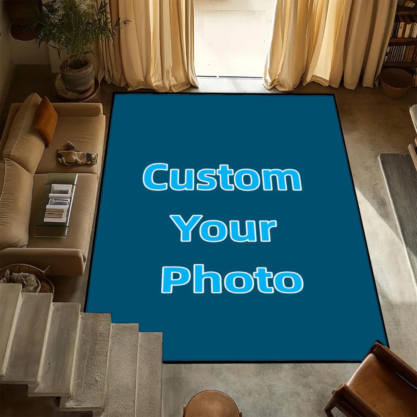 

Custom Photo Carpet Personalized Rug Soft Custom Rug For Home Decor Sofa Carpet Birthday Gifts Birthday Gift Christmas Decor 40x60cm