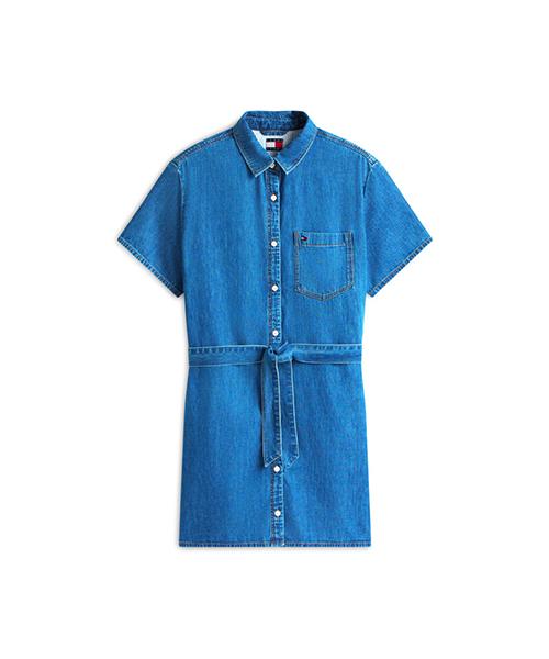 Tamijinseu Chambray Shirt Mini Dress (T32G1Nop13Twt21A5)