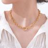 Fashion Love Heart Pendant Necklace for Women, Layering Necklaces Stainless Steel Minimalist Jewelry Free Nickel