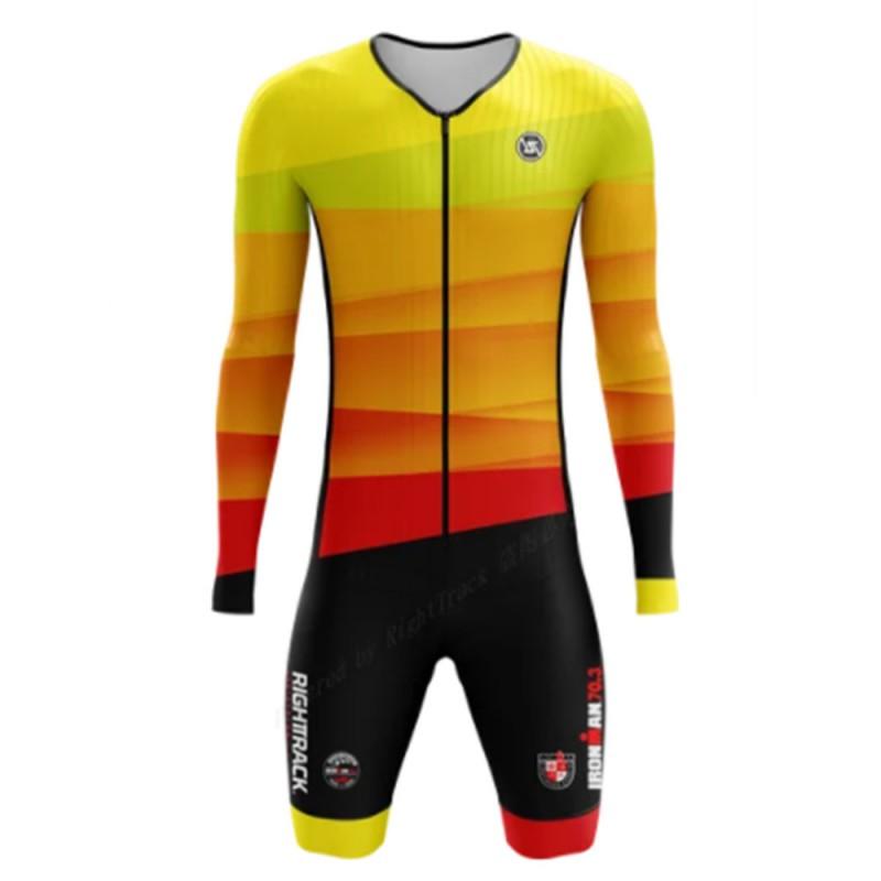 Mens Cycling Bodysuit Outdoor Road Bike Riding Suit Quick-Dry Lycra Performance Gear