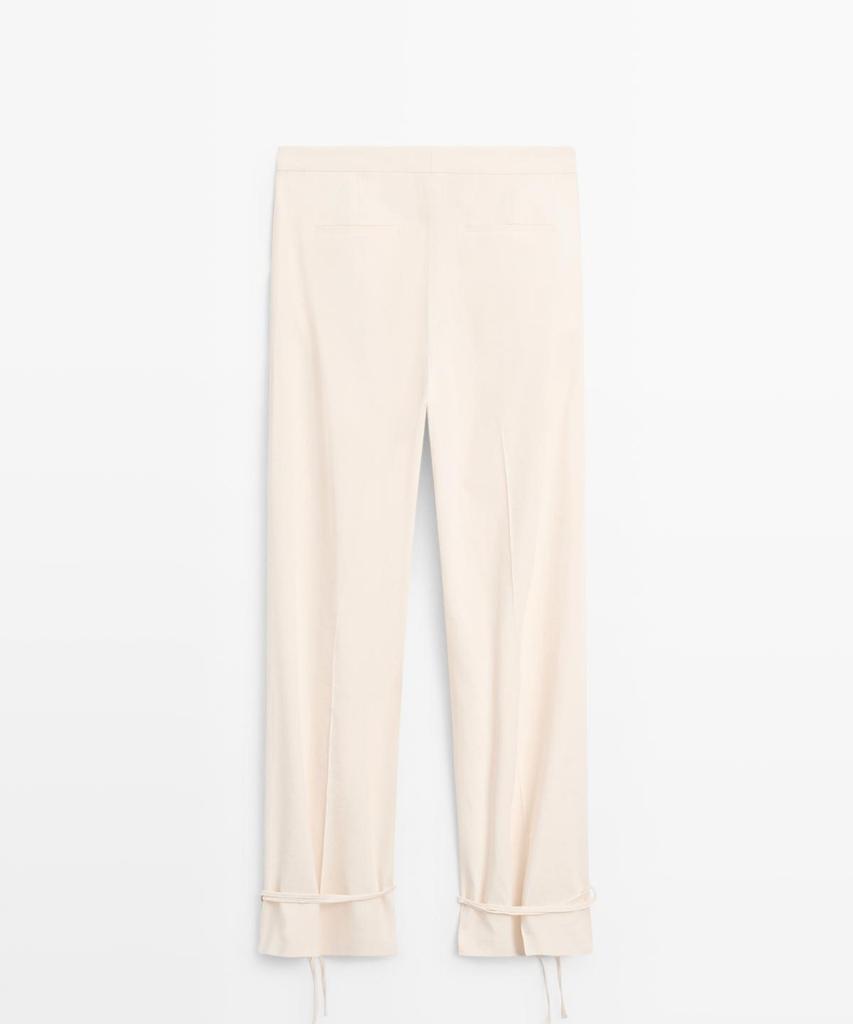 Masimodutti Fluid Barrel Fit Pants