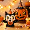 Halloween Gifts for Friends Wooden Ornaments, Retro Desktop Decorations Home Table Tiered Decorative Props Photography Tray Decor, Rustic