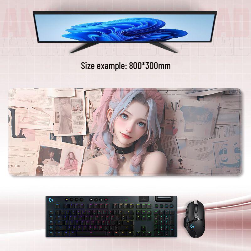 Extra Large Washable Mouse Pad: Stain-Resistant, Sweat-Proof Desk Mat for Dorm, Office, and Esports