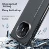 Huawei Mate X5 Phone Case, Huawei Mate X3 Magnetic Hinge Leather Case for Foldable Screen, Anti-Fingerprint Phone Protective Case - Feather Silk Black