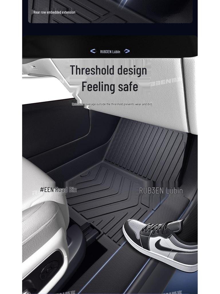 XPeng G6 Floor Mats & TPE Door Sill Covers: Special Carpets for Interior Modification & Car Accessories