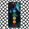 Yoga Chakra Spirituelle Energie Universum Handyhülle für iPhone 17 Air 16 16E 15 14 Plus 13 Mini 12 11 Pro Max 7 8 + SE 2020 Weich Co