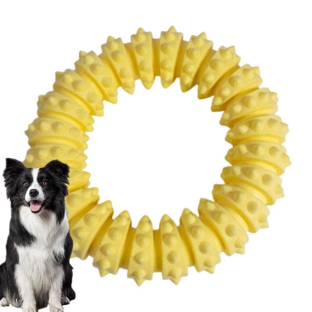 Dog Chew Toys Puppy Teething Supplies Puppy Teeth Cleaning Toys For Pet Parents Trainers Animal Lovers Apartment Bedroom Living жёлтый