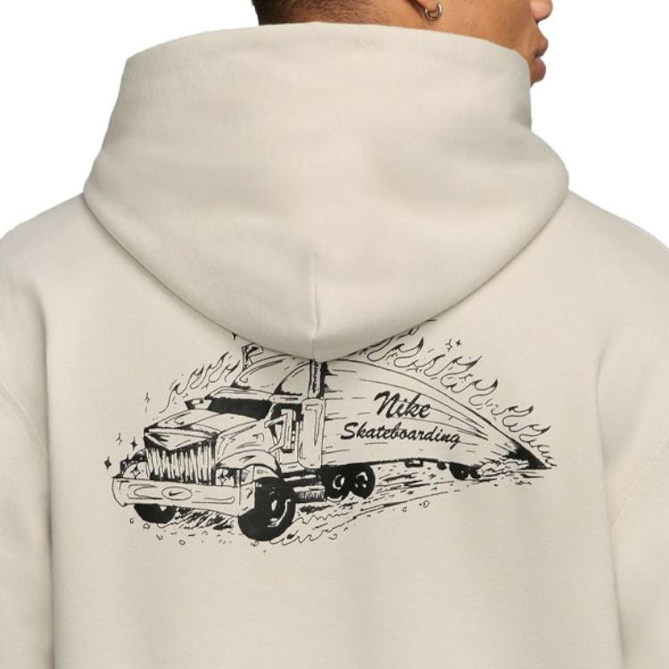 New Nike Sb Skate Fleece Hoodie FV7381-104