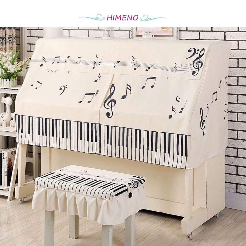 Upright Piano Half Protective Dustproof Musical Note with HIMENO Cover, Cover, Cover, Cover, Thick, Scandinavian/European Style, Stylish,
