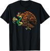 Quetzalcoatl Azteken Gefiederte Schlange Adler Maya Inka Tolteken T-Shirt