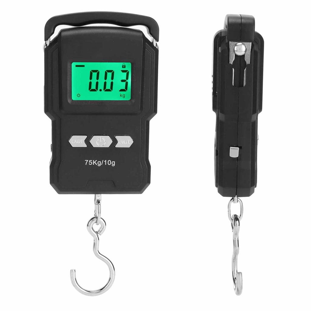 Portable Electronic Scale with Measuring Tape LCD Display Express Scale 75kg for Home