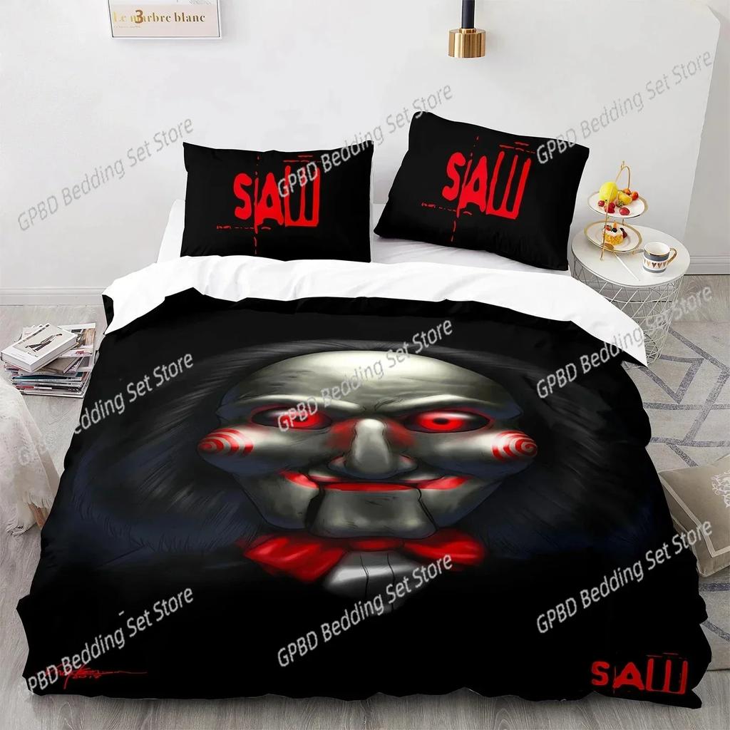 Chainsaw Fright Saw 3D NEW Duvet Cover Pillowcase Bedding Set Adult Boy Girl Bedroom Decoration Children Single Double Large