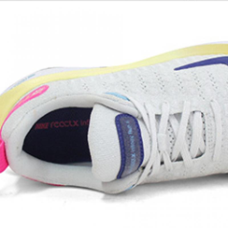 Nike React Infinity Run 4 Flyknit Running Shoe Gray Blue Lemon Dr2670 009