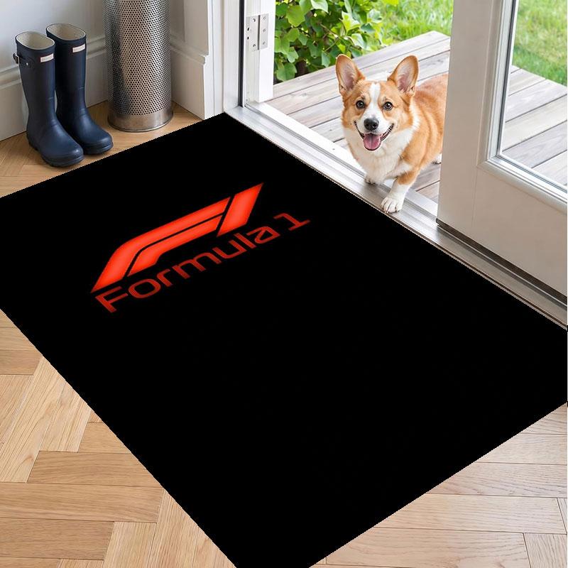 Weicher Boden Teppich F1 Muster Teppichboden Dekorative Matte Für Heimzimmer Dekoration
