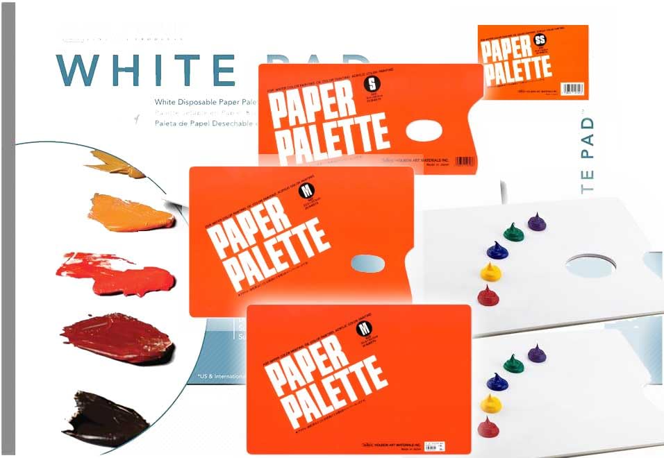 

Holbein Art PAPER PALETTE Paper Palette Made in Japan Paper Palette (SS, S, M size) Paper palette Pad (M-2 (30 sheets) No finger holes)