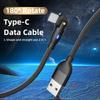 Flexible USB A To C Cable USB To USB C Cable for PC Phone Laptops 3A Charging Cable for Seamlessly Game Experience