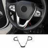 Cover Trim Steering Wheel Border Strip For BMW 5 Series G30 Carbon Fiber 2018-22