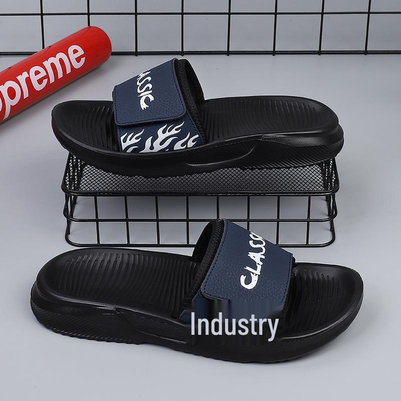 2025 Men's Trendy Soft Bottom Flip-Flops: Summer & Autumn Korean Style Outdoor Slippers