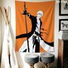Bleach Wall Tapestry Aesthetic Wall Hanging Printed Fabric Blanket Decorative Tapestries for Bedroom Living Room Home Decor