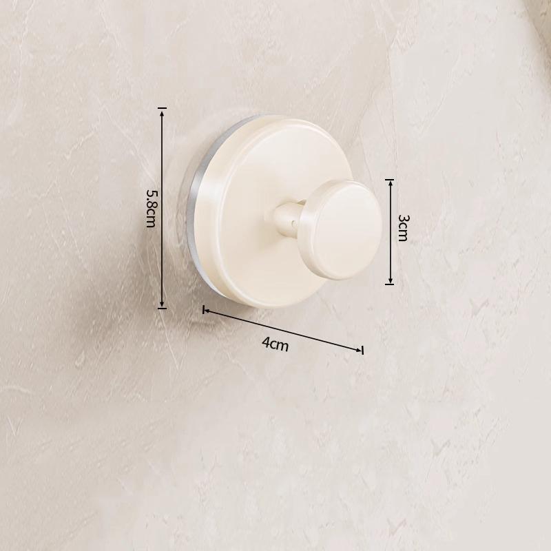 Reusable Suction Cup Hooks Waterproof Bathroom clothes Robe Coat Towel Hanger Hook Kitchen Bathroom Organizer Hook Accessories
