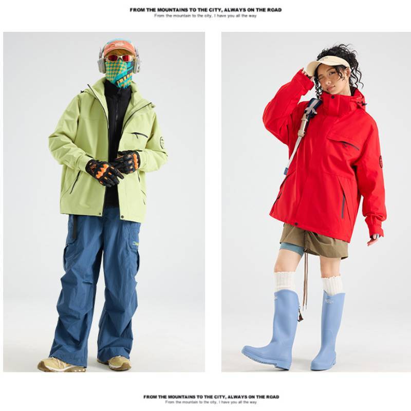 Outdoor Men Women 3in1 Waterproof Windproof Fleece Ski Jacket For Hiking And Camping