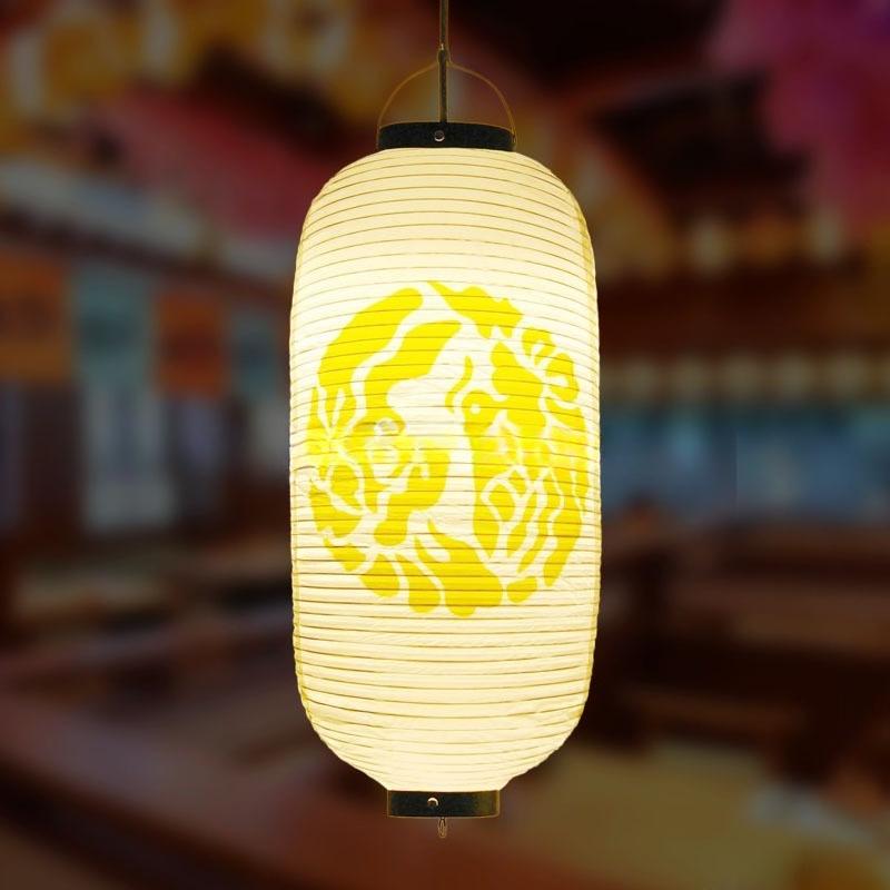 Japanese Style 25x50cm PVC Waterproof Lantern Sushi Ramen Izakaya Korean Cuisine Restaurant Pub Decor Hanging Lantern Outdoor