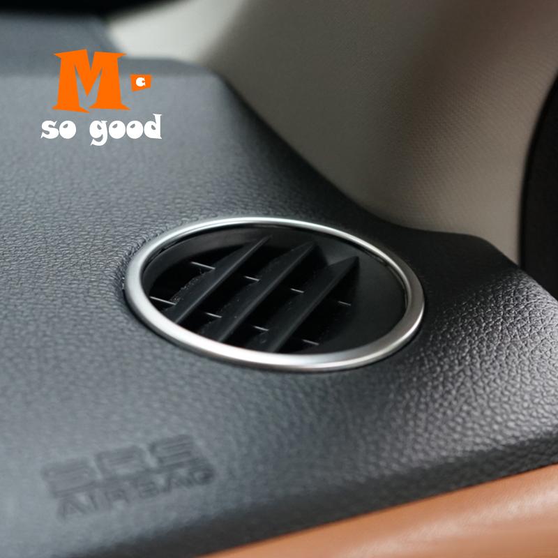 For VEZEL 2015 2016 2017car Front Small Air Outlet Decoration Cover Trim Car Styling Accessories ABS Chrome for Honda HRV
