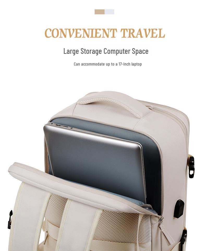 Business-Laptop-Rucksack mit großer Kapazität, Schuhfach, Trocken-/Nass-Trennung, für Outdoor-Reisen & Pendeln