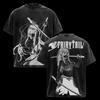 T-shirt Graphique 2025 Erza Scarlet Fairy Tail Anime Harajuku T-shirt Lavé Hommes Femmes Vêtements Oversize Polyester Manches Courtes T-shirts