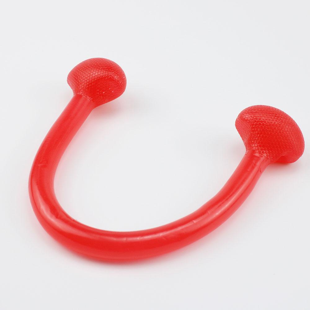 Silicone world Silicone Yoga Pull Rope Training Gym Strength Resistance Bands Pilates Sport Rubber Fitness Bands Workout rope красный