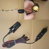 2M/5M Car Cigarette Lighter Extension Cable 12/24V 10A Car Charger Car Socket Power Adapter Cigarette Lighter Extension Cord