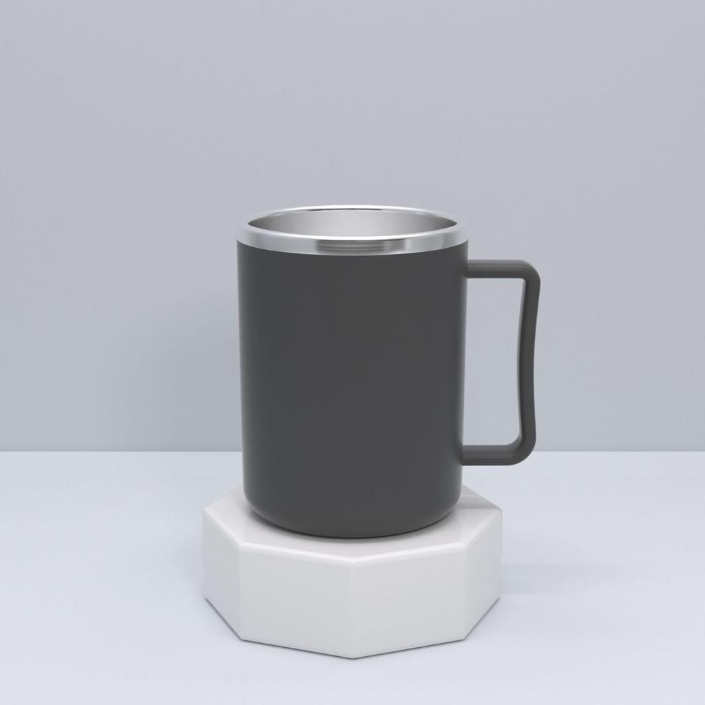 304 Stainless Steel Double-Layer Mouthwash Cup for Students and Households