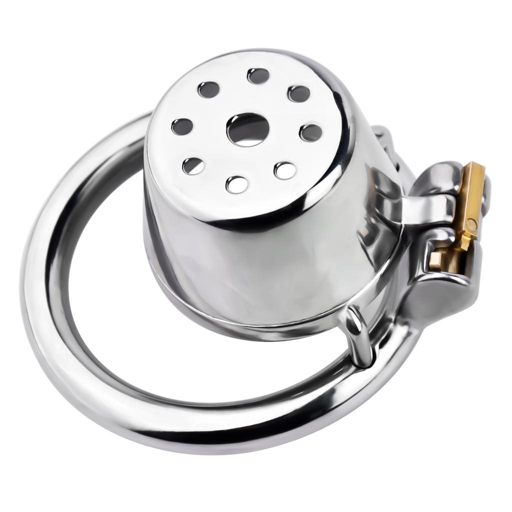 New Model HUAWEN HW-ML250032 Stainless Steel Shower-style Chastity Lock for Couples to Prevent Infidelity Passionate Sex Toy