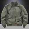 Herren American Retro Baseballjacke - Herbst/Winter Freizeit Pilot Workwear