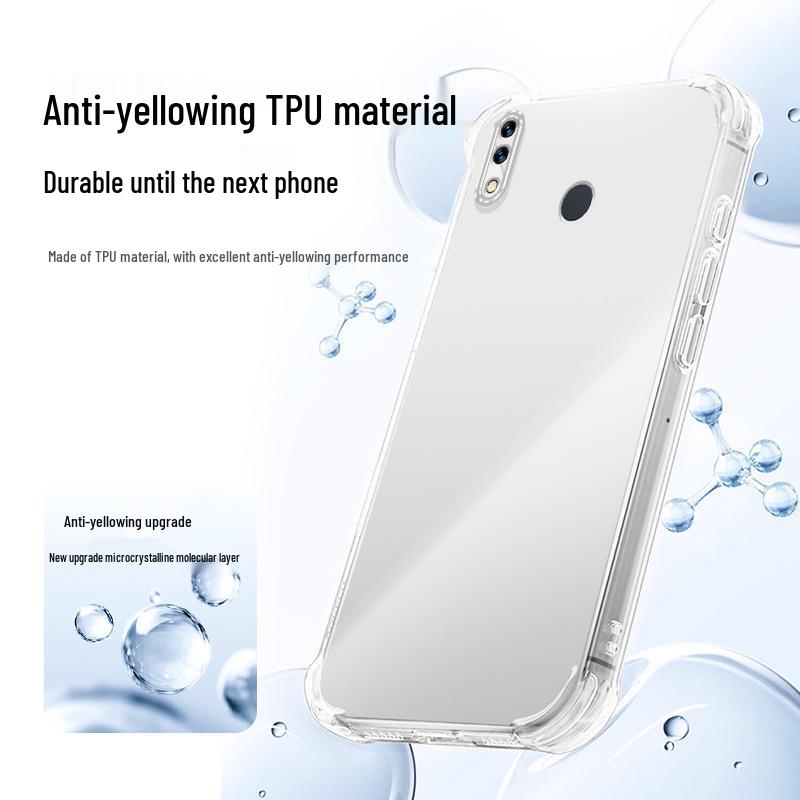 Huawei nova3 Anti-Drop Transparente TPU Hülle mit Airbag-Ecken - Stilvolles Full-Coverage Design