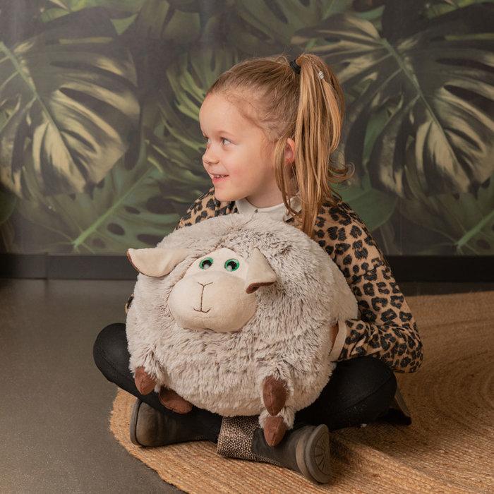 Sheep Pillow and Plush Hand Warmer Cozy Noxxiez HW705-2