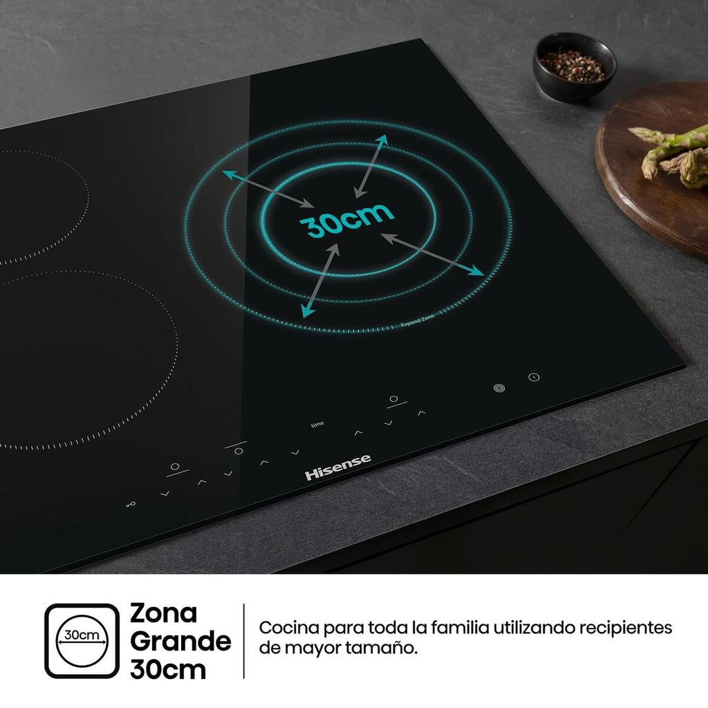 Induction Hot Plate Hisense E6332BSCE 5700 W 59 cm