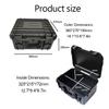 1pc Safety Instrument Tool Box Waterproof Hard Carry Case Bag Tool Case Sponge Protective Tool Storage Box Shockproof Hard Case