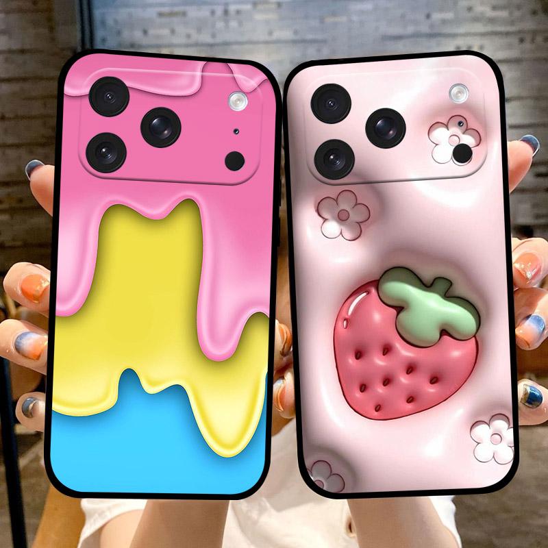 For iPhone 17 Pro Max 17 Pro 17 Air 17 Case Shockproof Protection Silicone Soft TPU Phone Case 17Pro Anti Fall Shell Funda Coque