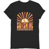 Be The Sunshine Shirt Summer Shirts for Women Retro Sun T Shirt Vintage Graphic T-Shirt Kindness Tshirt